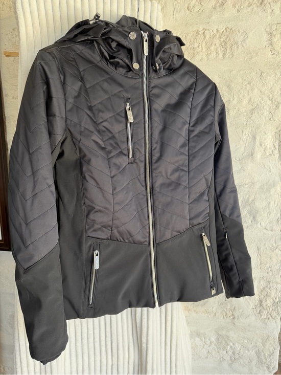 NILS Jackets & Blazers - NILS Black Quilted Hooded Utility Jacket
